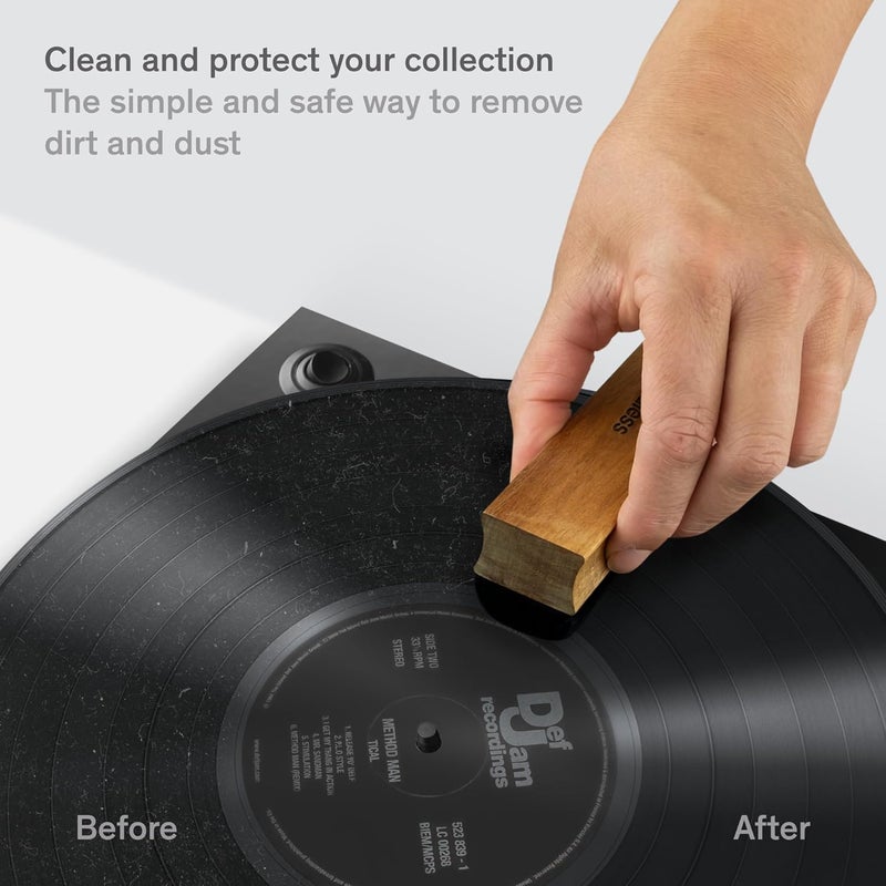 Boundless Audio Record Cleaner Brush - Velvet Vinyl Brush - Record Player Accessories for Vinyl Cleaning - Image 2